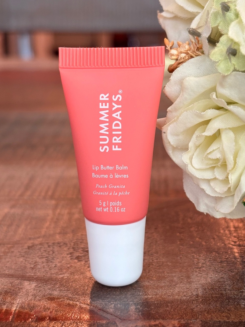 NEW Summer Fridays LIP BUTTER BALM Mini in PEACH GRANITA Limited Edition!